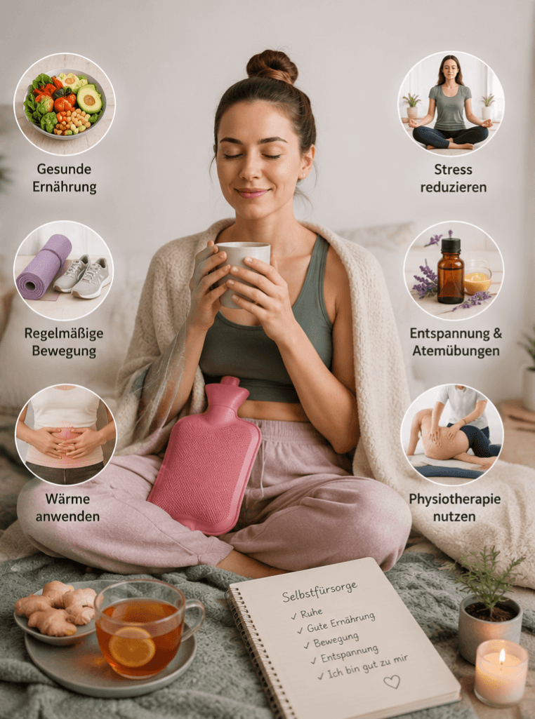 menstruationsschmerzen und was zu tun