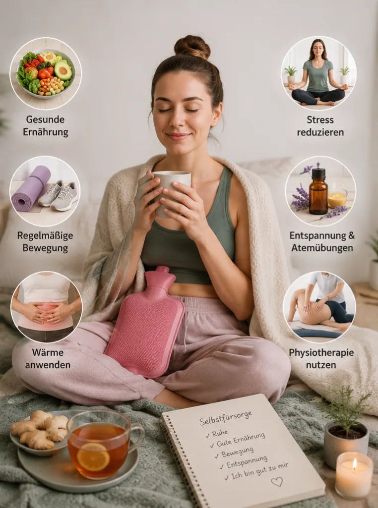 menstruationsschmerzen und was zu tun