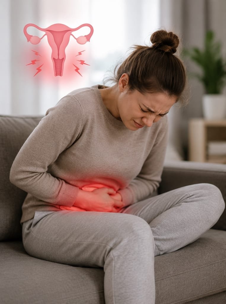 Menstruationsschmerzen und physiotherapie