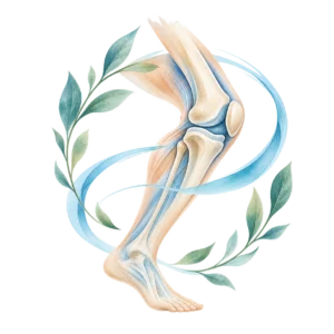 Aquarellillustration: Orthopädische Physiotherapie bei alSa Rehab