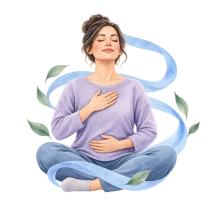 Aquarellillustration: Psychosomatisch orientierte Physiotherapie bei alSa Rehab