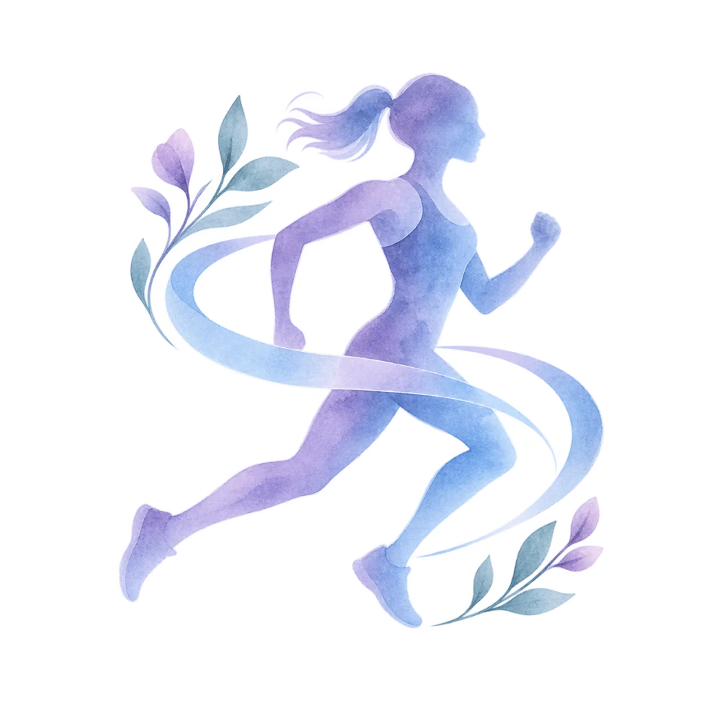 Aquarellillustration: Sporttherapie bei alSa Rehab