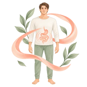 Illustration für viszerale Manipulation